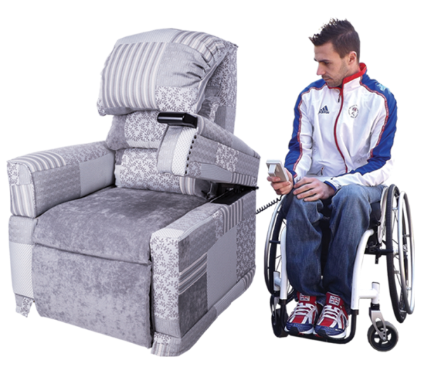 Electric Lift Up Arm Cura Seating